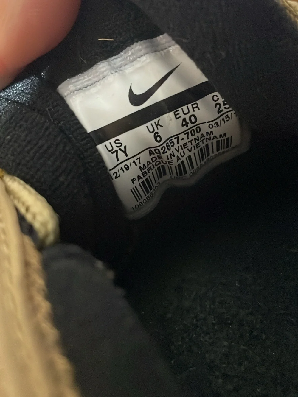 Nike Gold Olive and Black VaporMax 97-style Sneakers